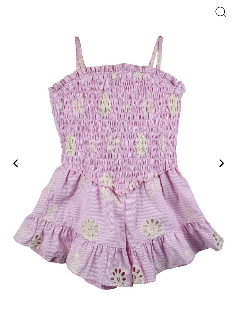 Flower by Zoe Girls Pink Striped Sundress